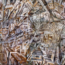 猶 疑 2009  436x236cm  625F-大美無言藝術空間